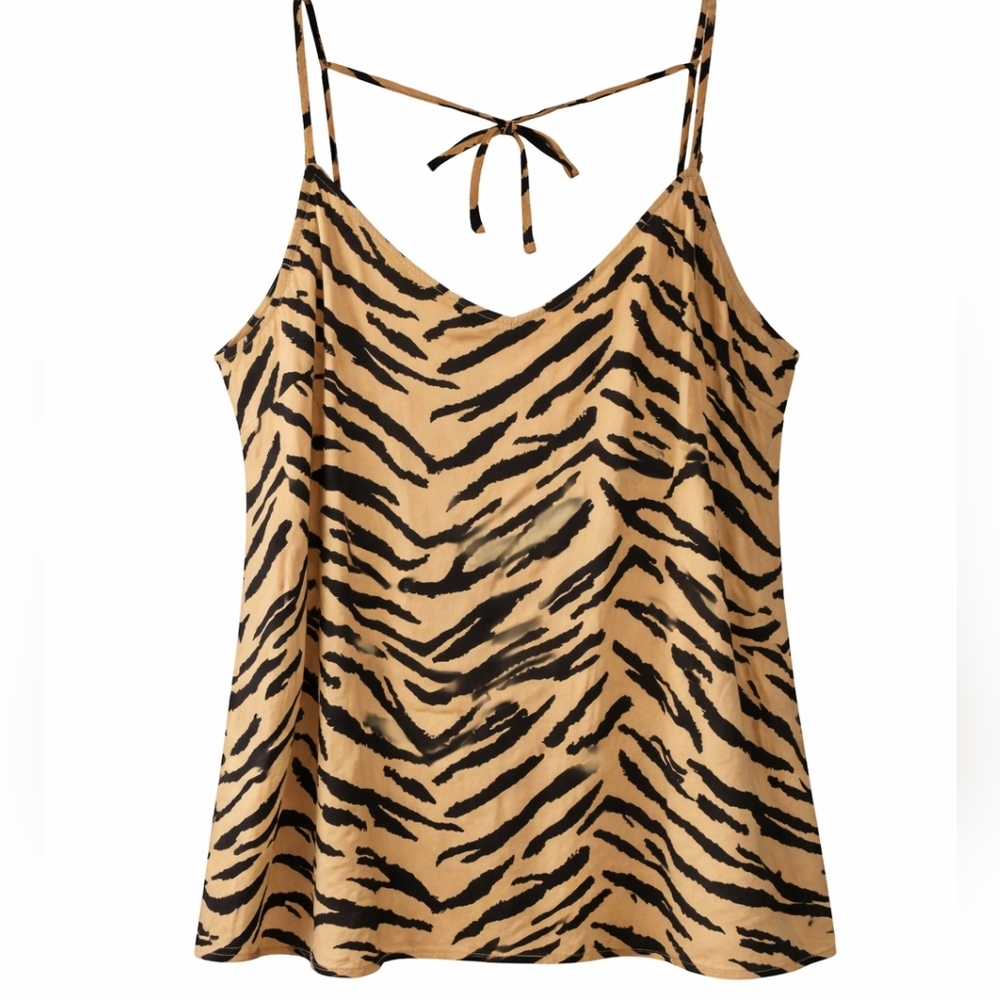Tiger Print Camisole Top